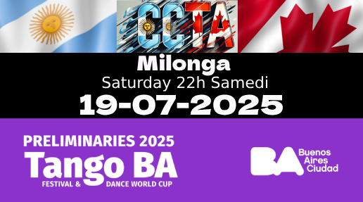 Saturday Milonga Samedi